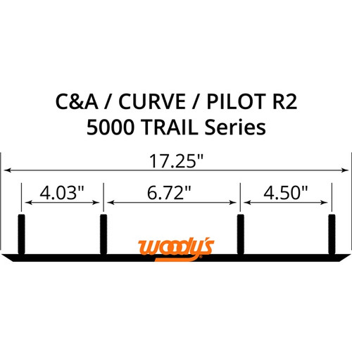 WOODYS Maverick Carbide Runner XPT, Pilot R2 - ARCTIC CAT, POLARIS - 463029