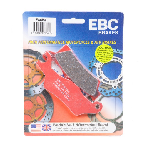 EBC  "X" Carbon Graphite Brake Pad Organic - Left, Front left, Rear left - 077763