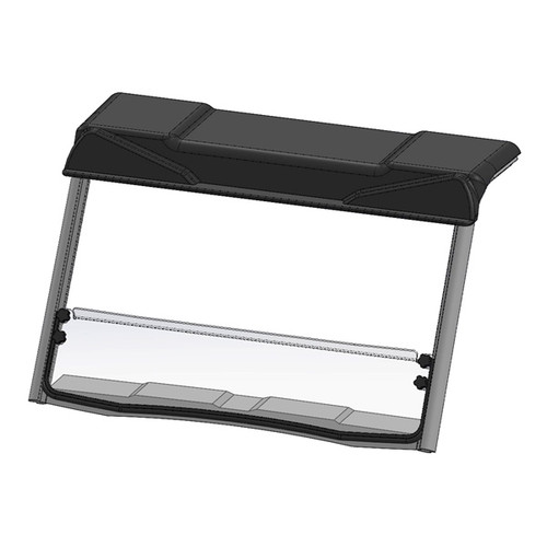 Direction 2 Short Windshield - Scratch Resistant Fits CFMoto - 174269