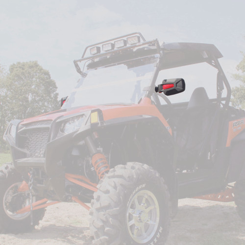 Seizmik Pursuit Side View Mirror 1.75" Clamp-On - 175562