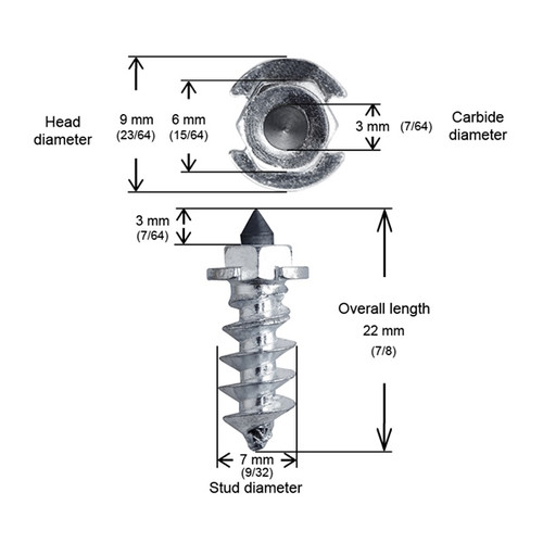 IGrip Tire Studs SS18R - 103206