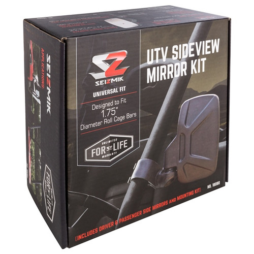 Seizmik Side View Mirrors 1.75" Clamp-On - 175617