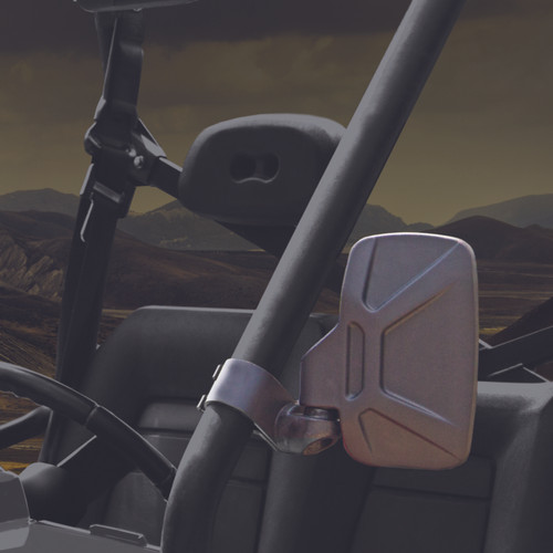 Seizmik Side View Mirrors 2" Clamp-On - 175619