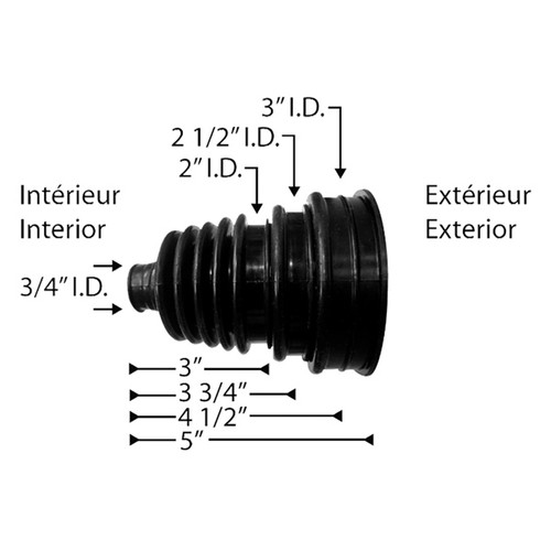 Kimpex Universal CV Boot - 294199