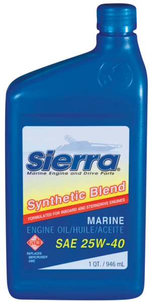 Sierra Synthetic Blend Oil 25W-40 FC-W 25W40 - 1 pint  - 710886