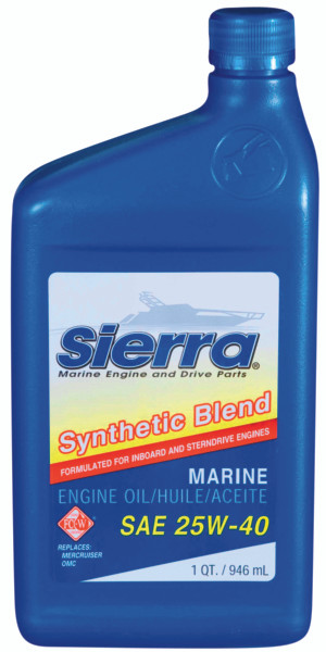 Sierra Synthetic Blend Oil 25W-40 FC-W 25W40 - 1 pint  - 710886