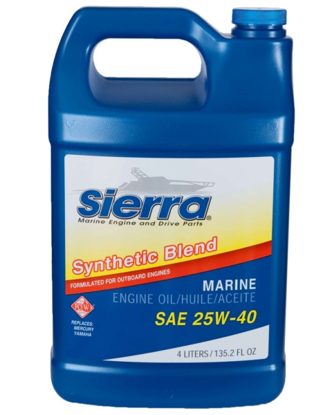 Sierra Synthetic Blend Oil 25W-40 FC-W 25W40 - 4 quarts - 710888