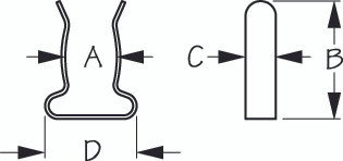 Sea Dog Boat Hook Clip - 700615