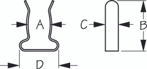 Sea Dog Boat Hook Clip - 700616 Sea Dog Boat Hook Clip - 700616