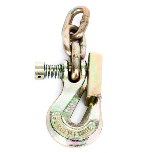 Portable Winch Grab Hook with Latch & 3 Chain Links - 078018