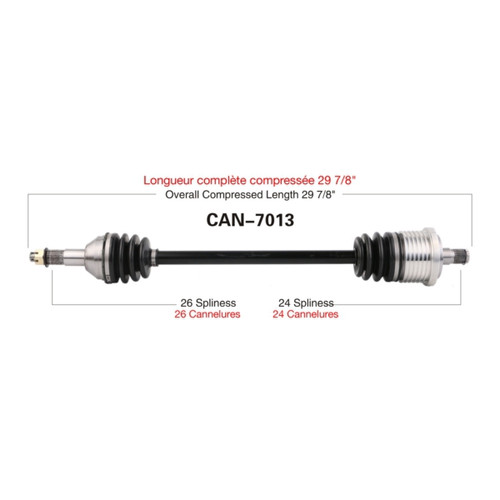 TrakMotive Complete Axle Fits Can-am - 216233
