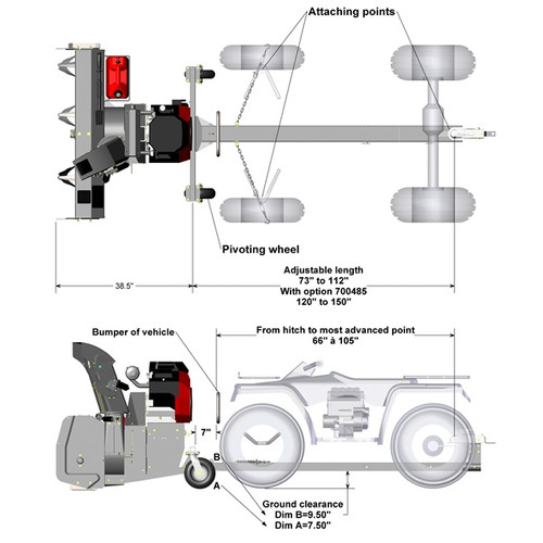 Bercomac Snowblower 48'' Versatile Plus - 558020