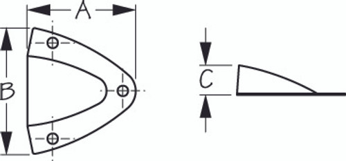 Sea Dog Midget Vent Stainless steel - 700704