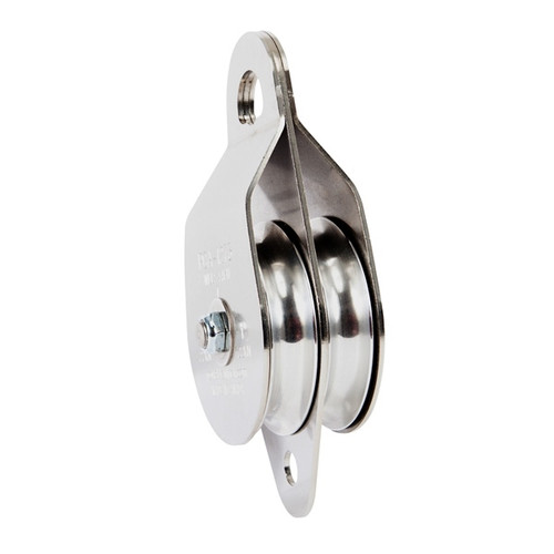 Portable Winch Double Swing Side Pulley with stainless steel plates - 078261