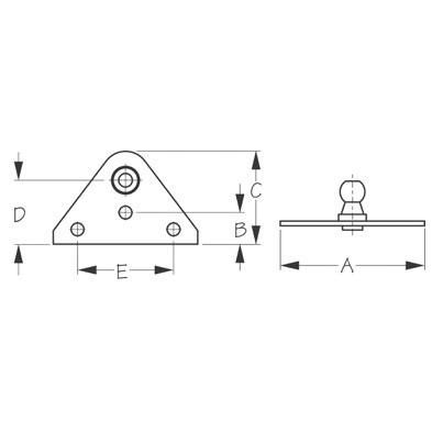 Sea Dog Gas Lift Hinge - 799359