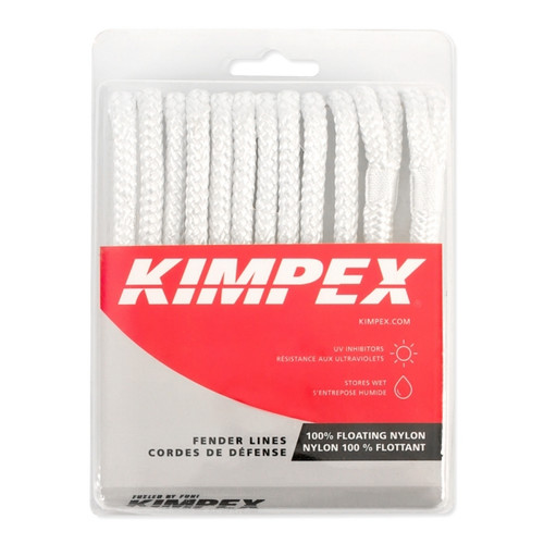 Kimpex Fender Whip 6' - 1/4" - Nylon - 2 Braid - 748310