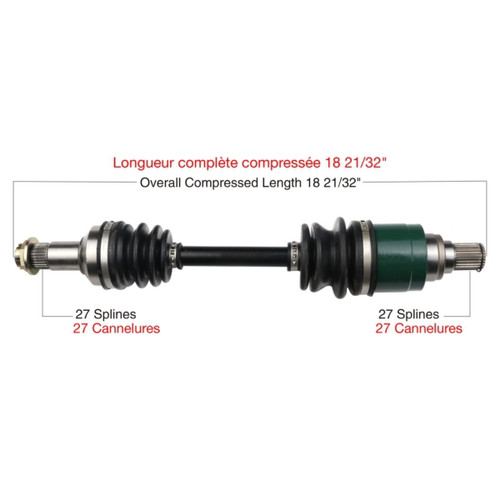 TrakMotive Complete Axle ARCTIC CAT - 216287