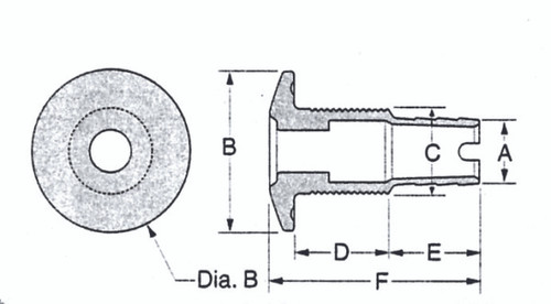 Attwood Straight Thru-Hull - 700810