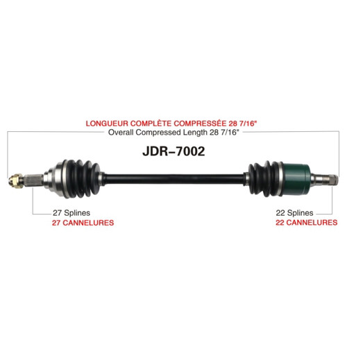 TrakMotive Complete Axle Fits John Deere - 216293