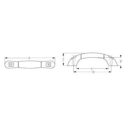Sea Dog Grab Handle - 738126