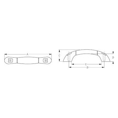 Sea Dog Grab Handle - 738126