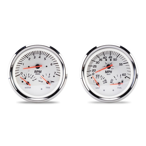 Sierra White Series Multi-function Gauge Kit Multi-Function - 791365