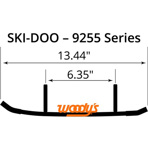 WOODYS Trail Blazer IV Carbide Runner Precision - Fits Ski-doo - 463112