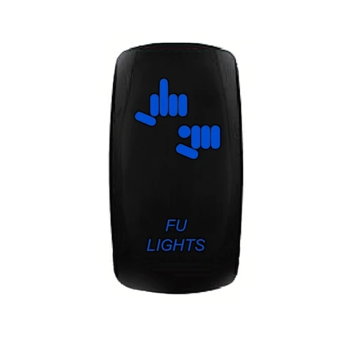 Quake LED Fu LED Light Switch Rocker - 222745 - 222745