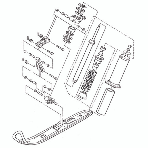 Kimpex Yamaha Front Suspension Hardware Kit - 110647