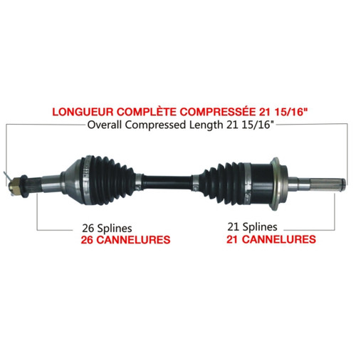 TrakMotiveHD Complete HD Axle Fits Can-am - 216314