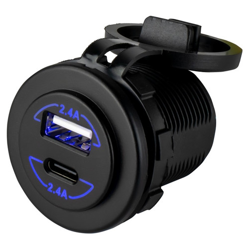 Sea Dog USB & USB-C Power Socket - 738157