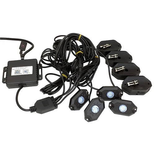 Quake LED RGB Accent Rock Lights with Quad-Lock Controller - 222799