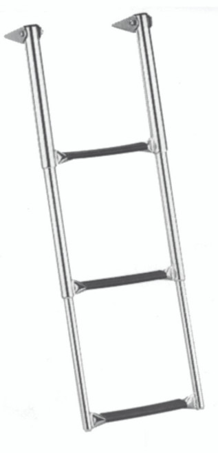 Garelick Over Platform Telescoping Drop Ladder Telescopic - 3 - 701131