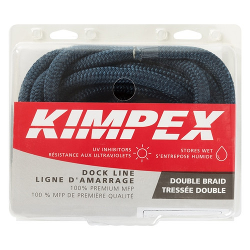 Kimpex Multi-Filament Polypropylene Dock Line 30' - 1/2" - Polypropylene - Multi-filament - 748488