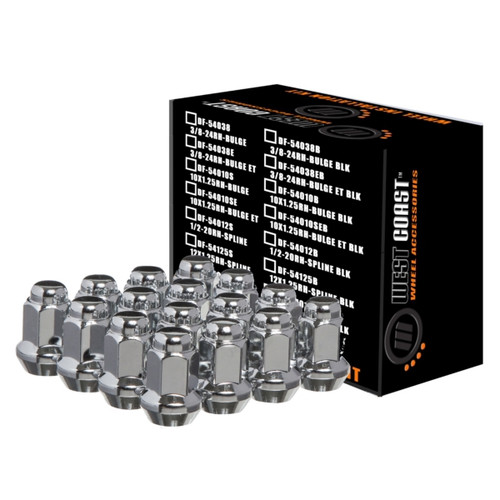 WCA Conical Lug Nut Kit (16) with Tip Closed 217604 - 217604