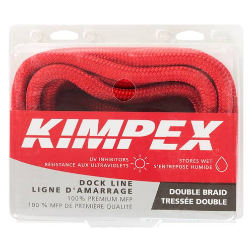 Kimpex Multi-Filament Polypropylene Dock Line 30' - 1/2" - Polypropylene - Multi-filament - 748494