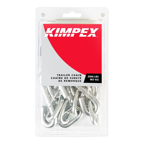 Kimpex Trailer Safety Chain Connects the trailer tongue to the trailer hitch on the towing vehicle - 745620