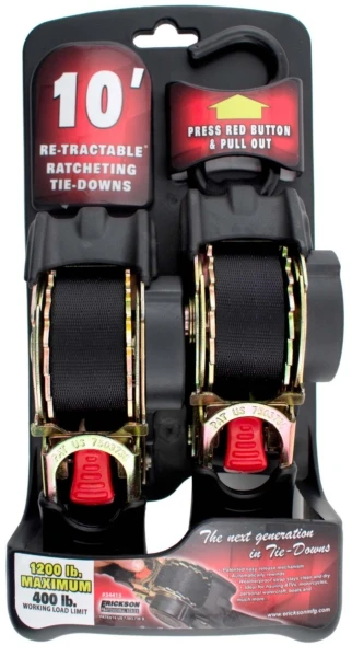 ERICKSON Retractable Tie-Downs 10' - 1200 lbs - 720381