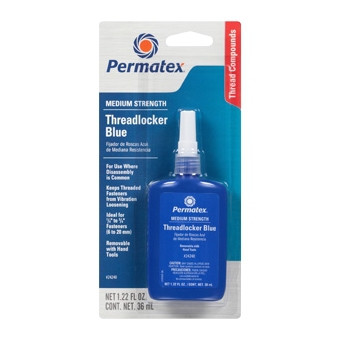 Permatex Blue Removable Strength Threadlocker - 36 ml - 915052