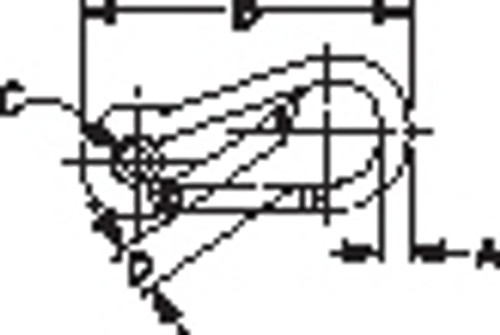 Sea Dog Snap Hook with Eye Insert - 701984