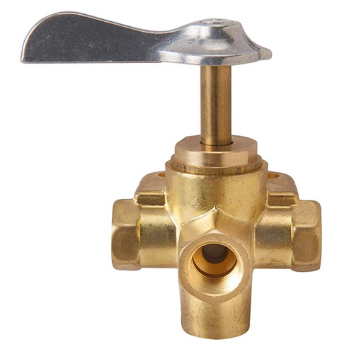 Sierra FNPT Fuel Valve - 4 Way - 792745