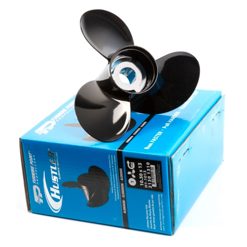 Turning Point Hustler Propeller Fits Honda, Fits Johnson/Evinrude - Aluminum - 733109