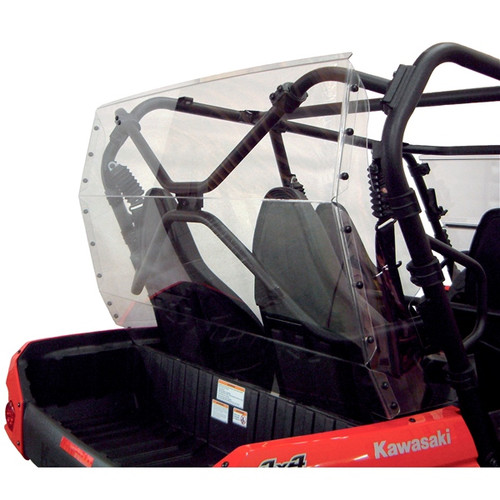 Direction 2 Rear Windshield - Scratch Resistant Fits Kawasaki - 175244