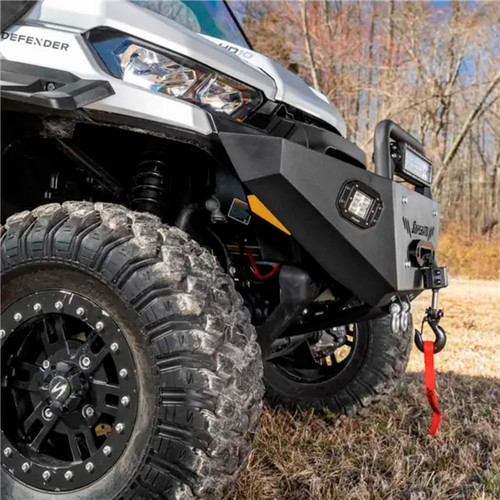 Super ATV Winch Ready Bumper with Light Bar Front - Steel - Fits Can-am - 315823