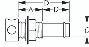 Sea Dog Stainless Gas Tank Vent Stainless steel - 702276