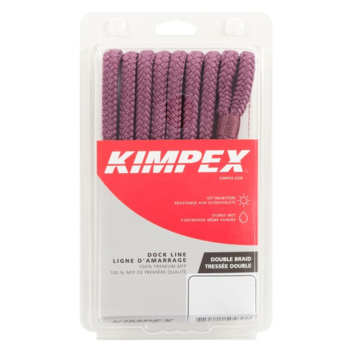 Kimpex Braided Dock Line 15' - 3/8" - MFP - Braided - 748541