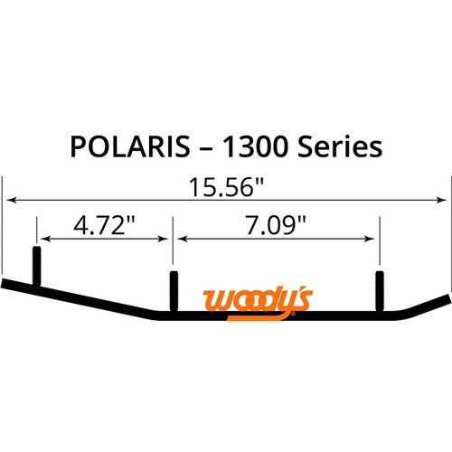 WOODYS Ace Carbide Runner Indy Evo, Pro-Steer, Pro-Float - POLARIS - 463173
