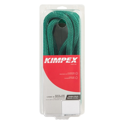 Kimpex Braided Dock Line 20 ft - 1/2" - Nylon - Braided - 748542