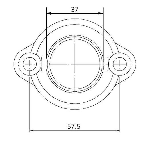 Kimpex Carburetor Adapter Mounting Flange Fits Arctic cat - 301696