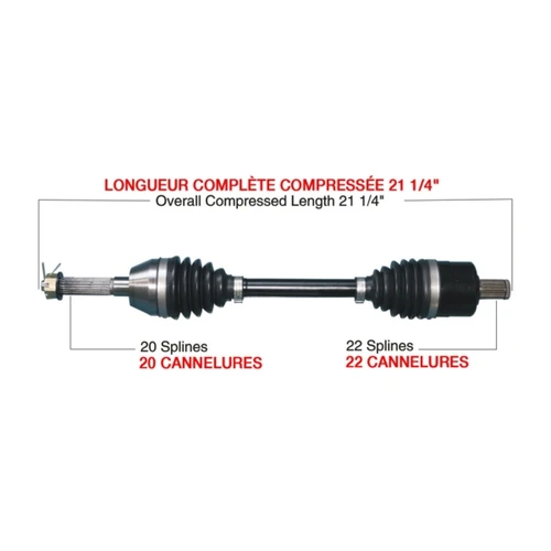 TrakMotiveHD Complete HD Axle POLARIS - 216515
